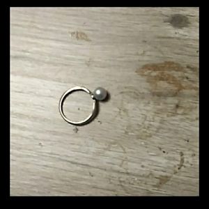 Real Blue pearl ring